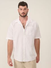 Linen Short Sleeve Shirt - Image 4