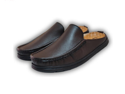 Genuine Leather Half Loafer Shoes for Men