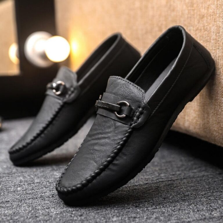 Men’s Leather Shoes Trendy Soft Loafers | Luxury Comfort Slip-Ons