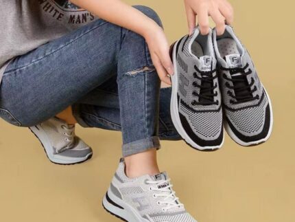 Ladies Casual Shoes Breathable Girls Sneakers – Lightweight & Comfortable Everyday Footwear