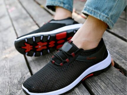 Men's Summer Running Shoes | Breathable Sports Mesh Trainers